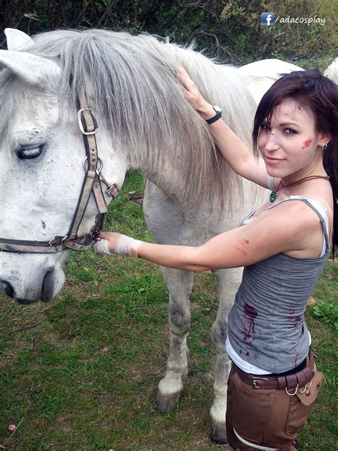 lara with horse